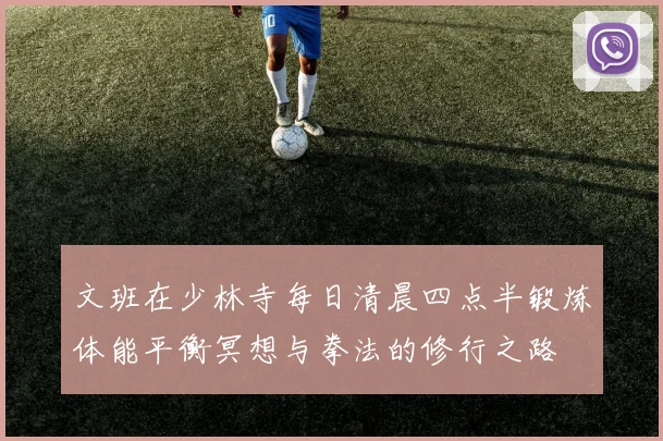 文班在少林寺每日清晨四点半锻炼体能平衡冥想与拳法的修行之路
